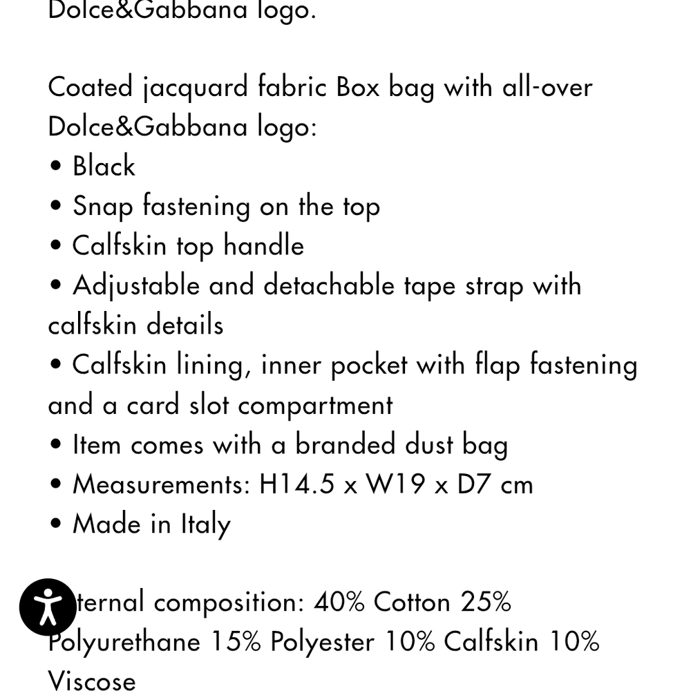 Dolce & Gabbana Gray Black Bag - Picture 5 of 8